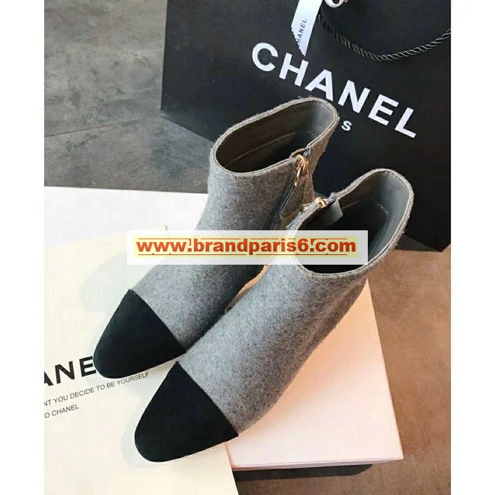 CHJ21070R-26　シャネル CHANEL 2021年秋冬最新入荷 ショートブーツ ハイヒールシューズ ファスナー開閉式 レディースシューズ カジュアルシューズ カーフレザー
