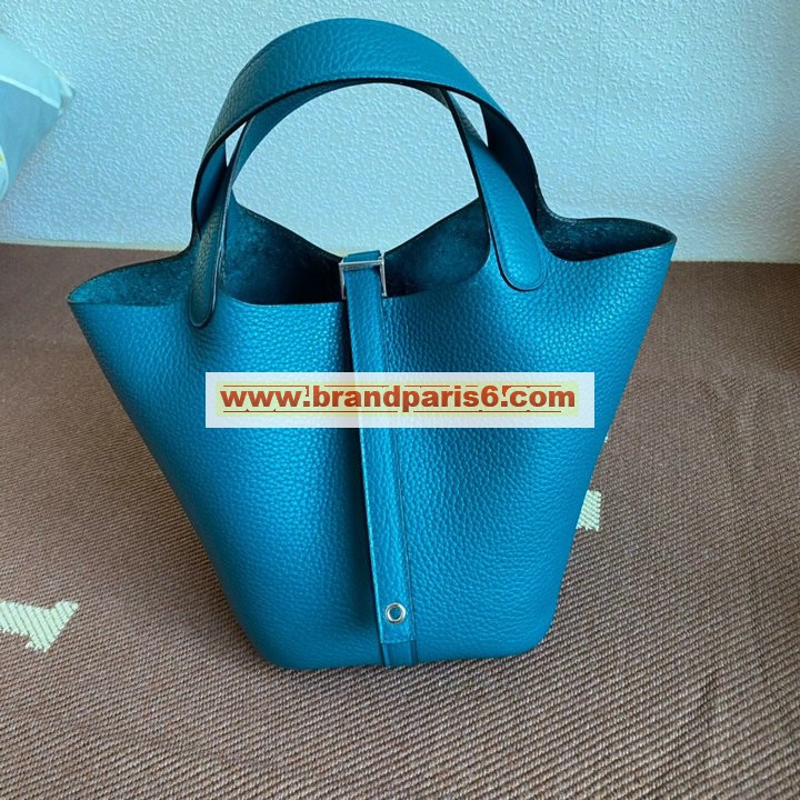 H104218TCYPL-063　エルメス HERMES 2021年最新入荷 ピコタン バケットバッグ トートバッグ ハンドバッグ ショッピングバッグ レディースかばん TCレザー