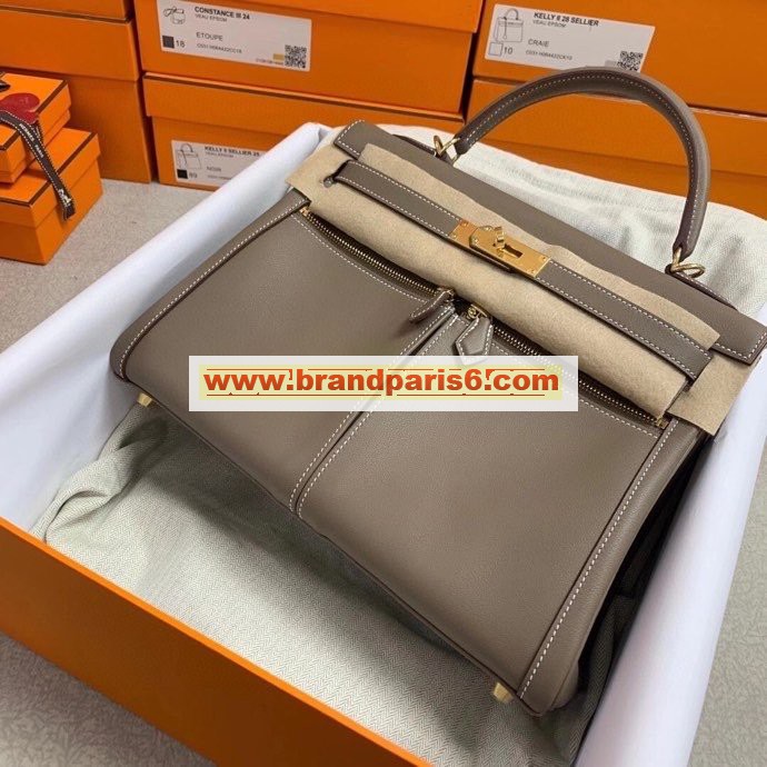 HKLD28SFDH-063　エルメス HERMES 2021年最新入荷 ケリー トップハンドルバッグ トートバッグ ハンドバッグ ブリーフケース ビジネスバッグ swift革