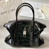 GV220354EBK-JS　ジバンシー GIVENCHY 2022年最新入荷 アンティゴナ ロック ソフト トートバッグ ハンドバッグ 肩掛け ショルダーバッグ クロコ柄