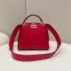 FD2125BRD-168　フェンディ FENDI 2022年最新入荷 ピーカブー トートバッグ トップハンドルバッグ ハンドバッグ 2way 斜め掛け ショルダーバッグ クロスボディバッグ カーフレザー