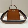 FD2125BZS-168　フェンディ FENDI 2022年最新入荷 ピーカブー トートバッグ トップハンドルバッグ ハンドバッグ 2way 斜め掛け ショルダーバッグ クロスボディバッグ カーフレザー
