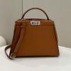 FD2311LJT-168　フェンディ FENDI 2022年最新入荷 ピーカブー トートバッグ トップハンドルバッグ ハンドバッグ 2way 斜め掛け ショルダーバッグ クロスボディバッグ カーフレザー