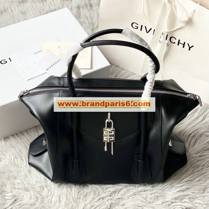 GV220354NBK-JS　ジバンシー GIVENCHY 2022年最新入荷 アンティゴナ ロック ソフト トートバッグ ハンドバッグ 肩掛け ショルダーバッグ カーフレザー