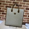 GG674155BKF-057　グッチ GUCCI 2022年最新入荷 インターロッキングG ミディアム トートバッグ ハンドバッグ トップハンドルバッグ ブリーフケース キャンパス