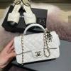 CH2431YBS-CC　シャネル CHANEL 2022年最新入荷 トップハンドルバッグ トートバッグ ハンドバッグ 2way 斜め掛け ショルダーバッグ クロスボディ ラムスキン