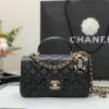 CH2431YBK-CC　シャネル CHANEL 2022年最新入荷 トップハンドルバッグ トートバッグ ハンドバッグ 2way 斜め掛け ショルダーバッグ クロスボディ ラムスキン