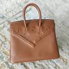 HBK25HBQSK-063　エルメスHERMES 2022最新入荷 シャドーバーキン 25 トップハンドルバッグ トートバッグ ハンドバッグ レディースかばん Barenia革