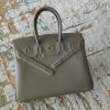 HBK25HBQHS-063　エルメスHERMES 2022最新入荷 シャドーバーキン 25 トップハンドルバッグ トートバッグ ハンドバッグ レディースかばん Barenia革