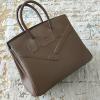 HBK25HBQSH-063　エルメスHERMES 2022最新入荷 シャドーバーキン 25 トップハンドルバッグ トートバッグ ハンドバッグ レディースかばん Barenia革