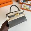 HKL19SQJXH-063　エルメス HERMES 2022年最新入荷 ミニ ケリー トップハンドルバッグ トートバッグ ハンドバッグ 2way 斜め掛け ショルダーバッグ レディースかばん ヴォーエプソン