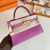 HKL19SQJYF-063　エルメス HERMES 2022年最新入荷 ミニ ケリー トップハンドルバッグ トートバッグ ハンドバッグ 2way 斜め掛け ショルダーバッグ レディースかばん ヴォーエプソン