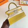 HKL19SQYHY-063　エルメス HERMES 2022年最新入荷 ミニ ケリー トップハンドルバッグ トートバッグ ハンドバッグ 2way 斜め掛け ショルダーバッグ レディースかばん ヴォーエプソン