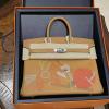 HBK25SFTYJZ-063　エルメス HERMES 2022年最新入荷 バーキン 25 トップハンドルバッグ トートバッグ ハンドバッグ レディースかばん swift革