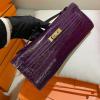 HKL31EPJZS-063　エルメス HERMES 2022年最新入荷 ケリー31 トートバッグ 手持ちかばん ハンドバッグ イブリングバッグ クロコ革