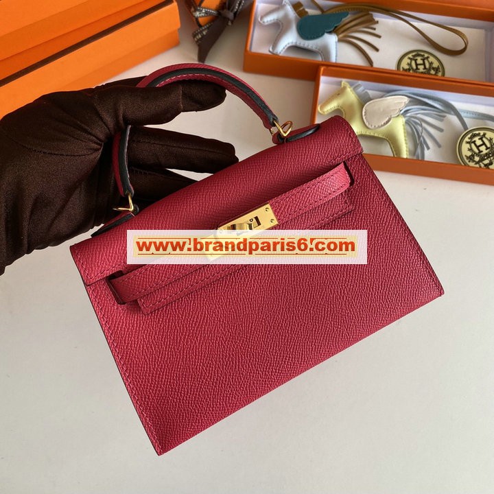 HKL19SQJJF-063　エルメス HERMES 2022年最新入荷 ミニ ケリー トップハンドルバッグ トートバッグ ハンドバッグ 2way 斜め掛け ショルダーバッグ レディースかばん ヴォーエプソン