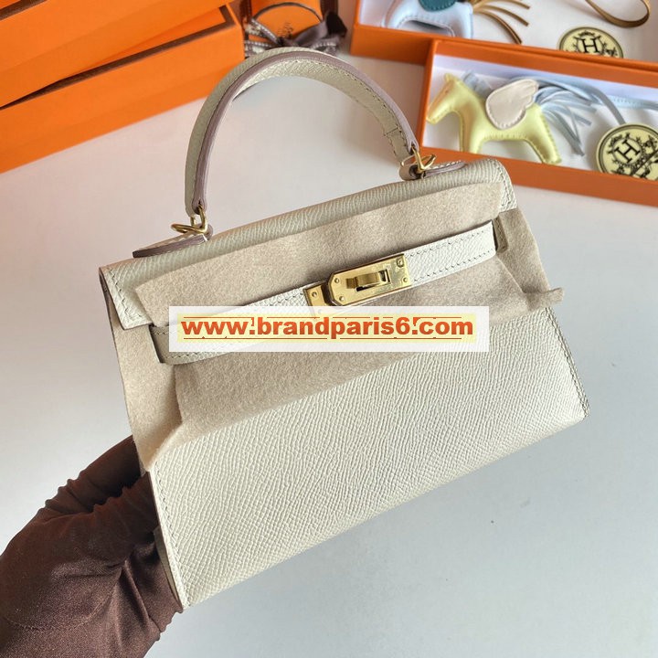 HKL19SQJNB-063　エルメス HERMES 2022年最新入荷 ミニ ケリー トップハンドルバッグ トートバッグ ハンドバッグ 2way 斜め掛け ショルダーバッグ レディースかばん ヴォーエプソン