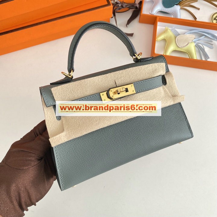 HKL19SQJXG-063　エルメス HERMES 2022年最新入荷 ミニ ケリー トップハンドルバッグ トートバッグ ハンドバッグ 2way 斜め掛け ショルダーバッグ レディースかばん ヴォーエプソン