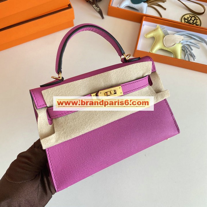 HKL19SQJYF-063　エルメス HERMES 2022年最新入荷 ミニ ケリー トップハンドルバッグ トートバッグ ハンドバッグ 2way 斜め掛け ショルダーバッグ レディースかばん ヴォーエプソン