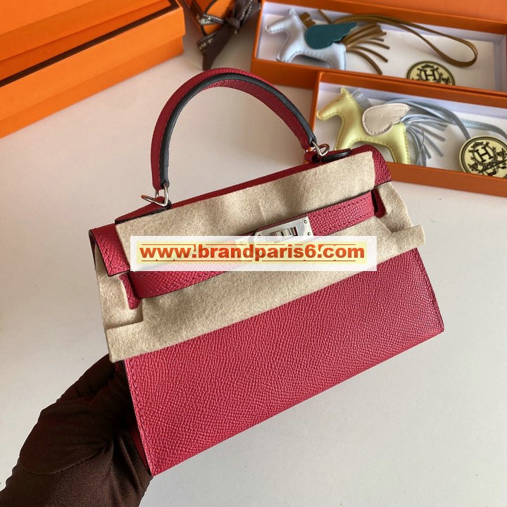 HKL19SQYJF-063　エルメス HERMES 2022年最新入荷 ミニ ケリー トップハンドルバッグ トートバッグ ハンドバッグ 2way 斜め掛け ショルダーバッグ レディースかばん ヴォーエプソン