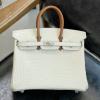 HBK25ENPYBZ-063　エルメス HERMES 2022年最新入荷 バーキン25 バッグ トップハンドルバッグ トートバッグ ハンドバッグ レディースかばん ナイルワニ革 