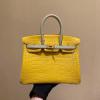 HBK25EPPJYH-063　エルメス HERMES 2022年最新入荷 バーキン25 バッグ トップハンドルバッグ トートバッグ ハンドバッグ レディースかばん クロコ革 