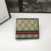 GG138042XK-057　グッチ GUCCI 2022年最新作 二つ折り短財布 ショートウォレット カードケース キャンパス