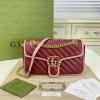 GG443497PRF-057　グッチ GUCCI 2022年最新入荷 GGマーモント スモール 斜め掛け ショルダーバッグ クロスボディバッグ レディースかばん カーフレザー