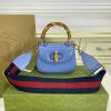 GG686864PQL-057　グッチ GUCCI 2022年最新入荷 バンブー ミニ トップハンドルバッグ トートバッグ ハンドバッグ 2way 斜め掛け ショルダーバッグ クロスボディバッグ レディースかばん