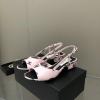 CHJ22016F-26　シャネル CHANEL 2022年春夏最新入荷 スリングバック ローヒールサンダル サマーサンダル ビーチサンダル レディースシューズ カーフレザー 
