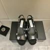 CHJ22016K-26　シャネル CHANEL 2022年春夏最新入荷 スリングバック ローヒールサンダル サマーサンダル ビーチサンダル レディースシューズ カーフレザー 