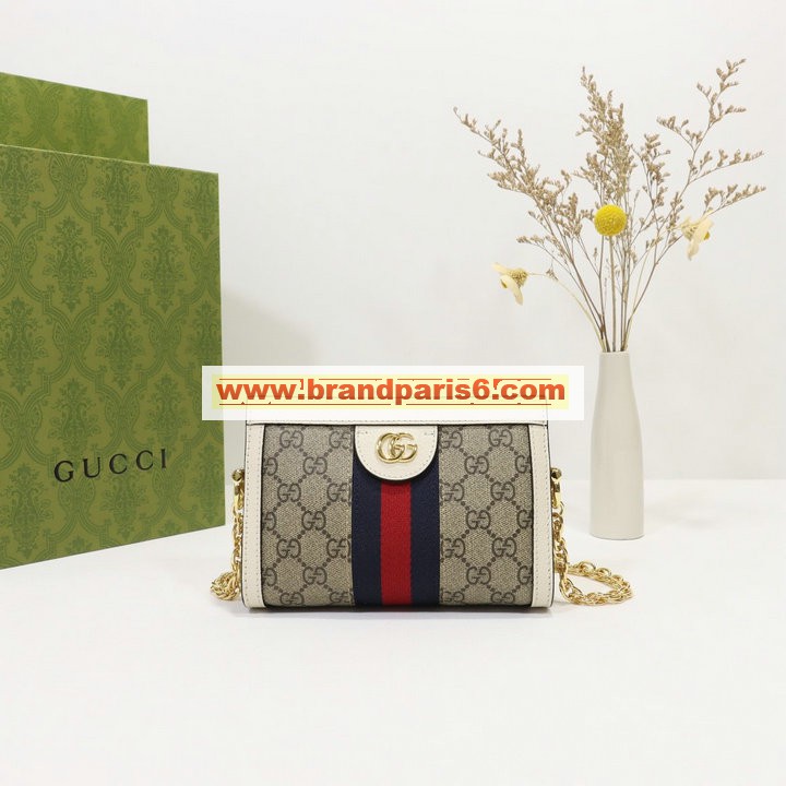 GG602676BBS-057　グッチ GUCCI 2022年最新入荷 オフィディア チェーンウォレット ショルダーバッグ チェーンポーチ クロスボディバッグ キャンパス 