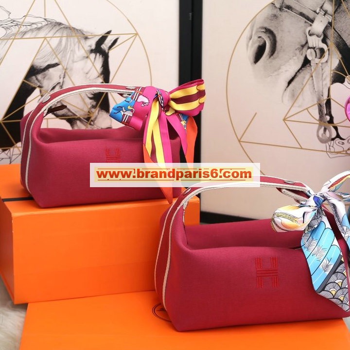 HE6627ZB-063　エルメス HERMES 2022年最新入荷 Trousse Bride-A-Brace ハンドバッグ お弁当袋 クーラーバッグ ボストンバッグ 