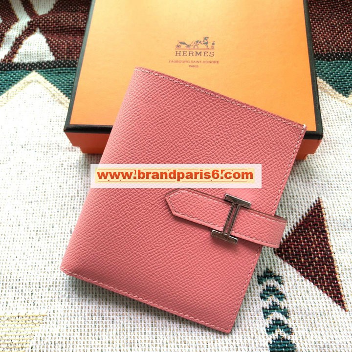 HES20003SYNF-063　エルメス HERMES 2022年最新入荷 ベアン コンパクト 二つ折り短財布 ショートウォレット 札入れ 小銭入れ カードケース ヴォーエプソン