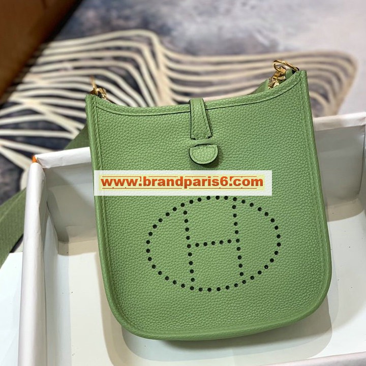 HEV17LQJNG-063　エルメス HERMES 2022年最新入荷 エヴリン ミニ 斜めがけ ショルダーバッグ クロスボディバッグ レディースかばん レザー