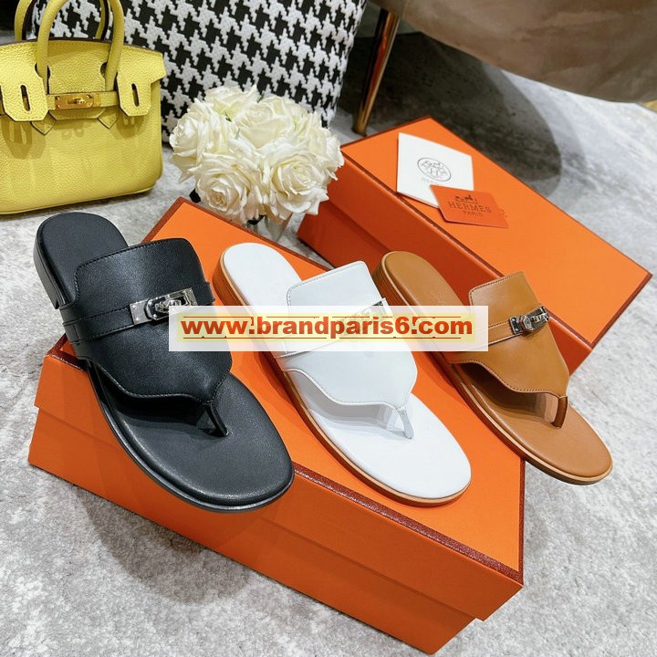 HEJ22007-26　エルメス HERMES 2022年最新入荷 アンピール サンダル フリップフロップ フラットミュール スライドサンダル スリッパ レディースシューズ