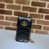 GG672251PBK-057　グッチ GUCCI 2022年最新入荷 iphone ケース チェーンポーチ 携帯かばん カード入れ スマートフォン チェーンかばん ショルダーバッグ