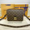 M44875K-057　ルイヴィトン LOUISVUITTON 2022年最新入荷 ポシェット メティス MM ハンドバッグ 2way 斜め掛け ショルダーバッグ クロスボディバッグ モノグラム キャンパス