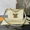 M59852Z-057　ルイヴィトン LOUISVUITTON 2022年最新入荷 ツイスト MM トップハンドルバッグ トートバッグ 2way 斜め掛け ショルダーバッグ クロスボディバッグ エピレザー