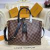 N45283-057　ルイヴィトン LOUISVUITTON 2022年最新入荷 オデオン トート PM トップハンドルバッグ トートバッグ ハンドバッグ 2way 斜め掛け ショルダーバッグ ダミエ エベヌ キャンバス