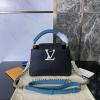 M59653X-057　ルイヴィトン LOUISVUITTON 2022年最新入荷 カプシーヌ MINI トップハンドルバッグ トートバッグ ハンドバッグ 2way 斜め掛け ショルダーバッグ トリヨンレザー