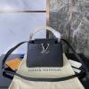 M94048BK-057　ルイヴィトン LOUISVUITTON 2022年最新入荷 カプシーヌ MINI トップハンドルバッグ トートバッグ ハンドバッグ 2way 斜め掛け ショルダーバッグ トリヨンレザー