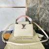 M94048BS-057　ルイヴィトン LOUISVUITTON 2022年最新入荷 カプシーヌ MINI トップハンドルバッグ トートバッグ ハンドバッグ 2way 斜め掛け ショルダーバッグ トリヨンレザー