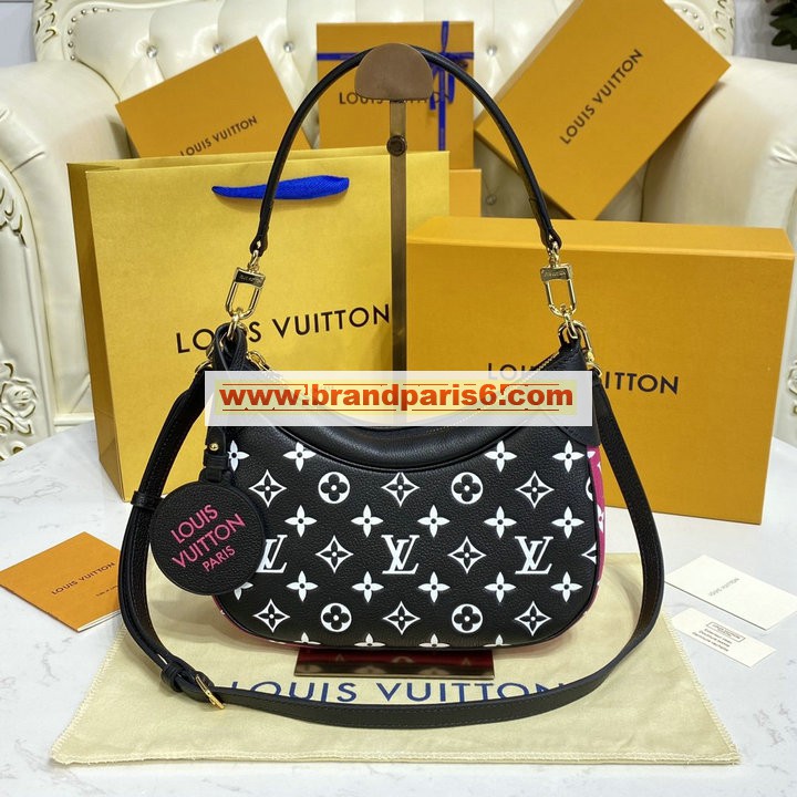 M46091-057　ルイヴィトン LOUISVUITTON 2022年最新入荷 バガテル NM ホーボーバッグ 斜め掛け ショルダーバッグ クロスボディバッグ レディースかばん モノグラムアンプラントレザー