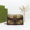 GG400249BKF-057　GUCCI グッチ 2022年最新入荷 ディオニュソス スモール チェーンバッグ 斜め掛け ショルダーバッグ クロスボディバッグ レディースかばん キャンパス レザー