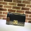 GG409486BBK-057　GUCCI グッチ 2022年最新入荷 斜め掛け ショルダーバッグ フラップバッグ レディースかばん キャンパス レザー