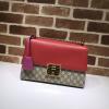 GG409486BRD-057　GUCCI グッチ 2022年最新入荷 斜め掛け ショルダーバッグ フラップバッグ レディースかばん キャンパス レザー