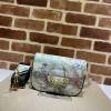 GG677266PYB-057　グッチ GUCCI 2022年最新作 ホースビット 1955 ミニバッグ 斜め掛け ショルダーバッグ フラップバッグ クロスボディバッグ レディースかばん カーフレザー