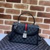 GG680119BBK-057　グッチ GUCCI 2022年最新作 トップハンドルバッグ トートバッグ ハンドバッグ 2way 斜め掛け ショルダーバッグ キャンパス