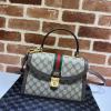 GG680119BKF-057　グッチ GUCCI 2022年最新作 トップハンドルバッグ トートバッグ ハンドバッグ 2way 斜め掛け ショルダーバッグ キャンパス